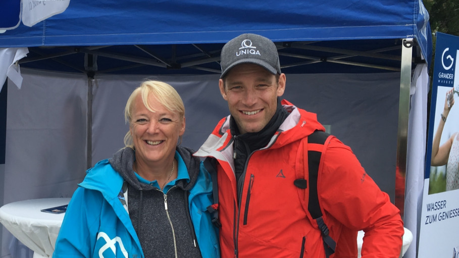 Heidemarie Grander und Ex-Skistar Bennie Raich