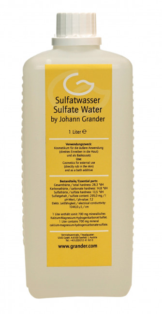 Original GRANDER®-Sulfatwasser