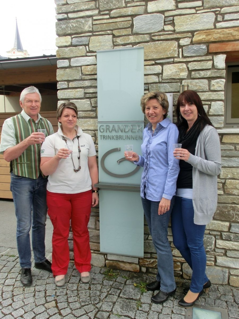 GRANDER-Trinkbrunnen Inbetriebnahme nach Sanierung