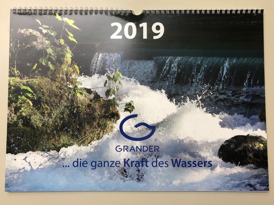 GRANDER-Wasserkalender 2019 zu gewinnen