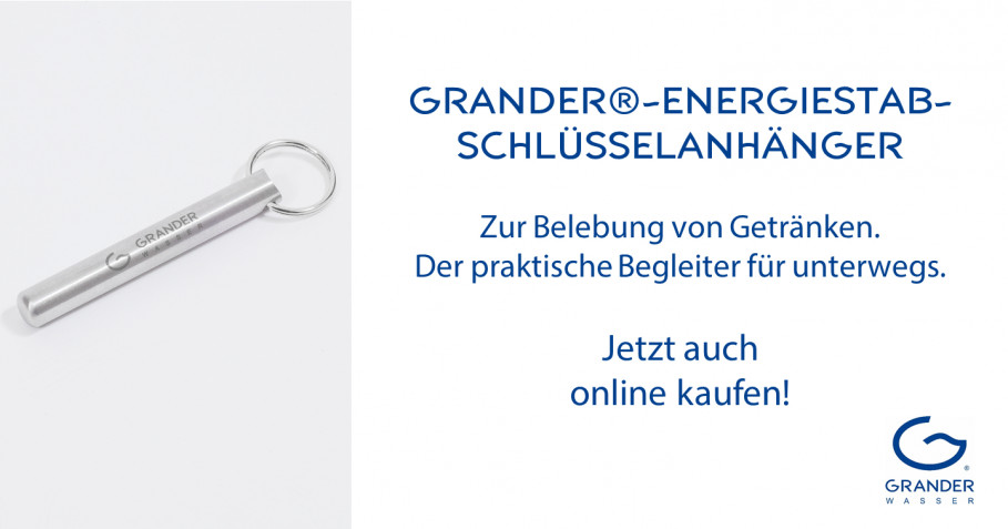 Der GRANDER-Energiestab-Schlüsselanhänger – ideal für unterwegs